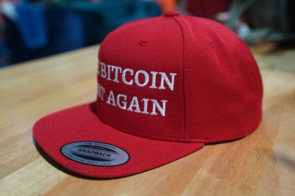 Make Bitcoin Great Again Snapback Hat - Image 6