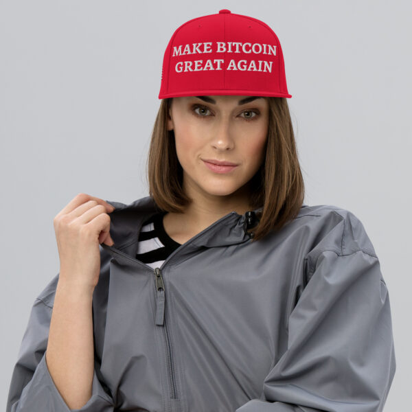 Make Bitcoin Great Again Snapback Hat - Image 4