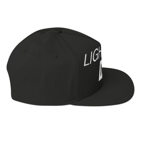 Lightning News Flat Bill Cap - Image 6