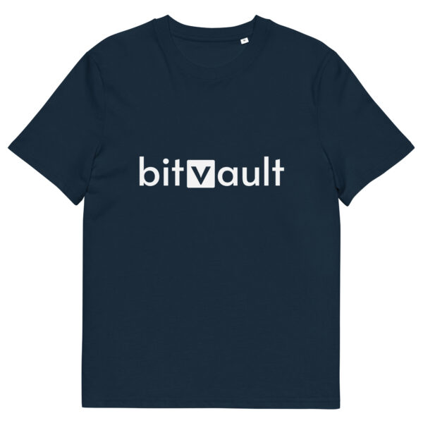 Bitvault unisex 100% organic cotton t-shirt with QR Code - Image 20