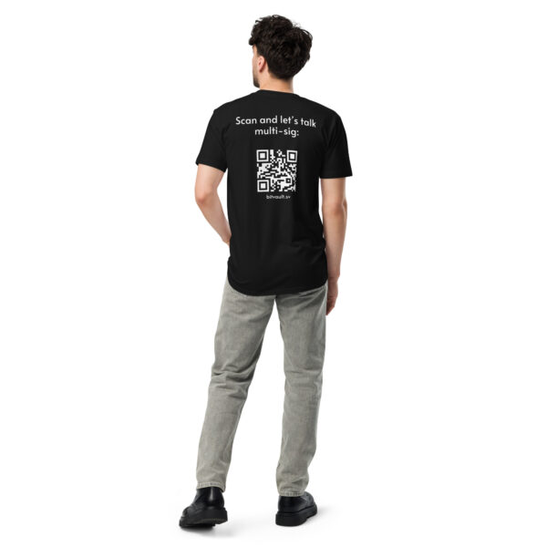 Bitvault shirt with QR code - 100% cotton t-shirt - Image 7