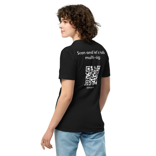 Bitvault shirt with QR code - 100% cotton t-shirt - Image 8