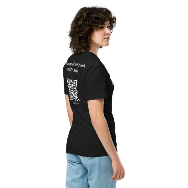 Bitvault shirt with QR code - 100% cotton t-shirt - Image 9